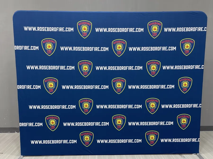 Roseboro Fire Department step and repeat backdrop