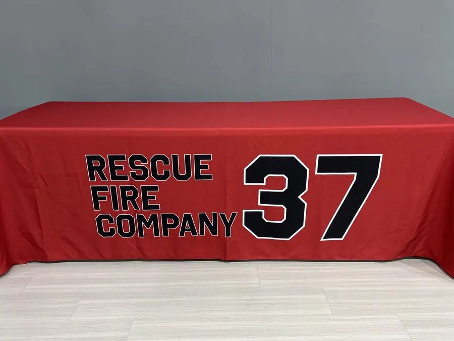 Rescue Fire Company 37 loose printed table cover