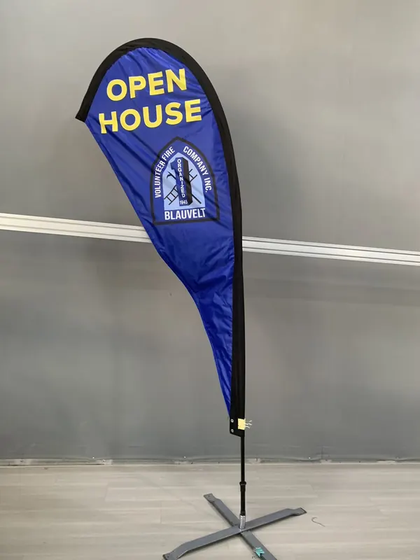 Blauvelt Volunteer Fire Company open house teardrop flag